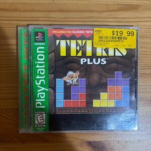 PS1: Tetris Plus (Sony PlayStation 1, 1996) Greatest Hits Complete Used Good Con